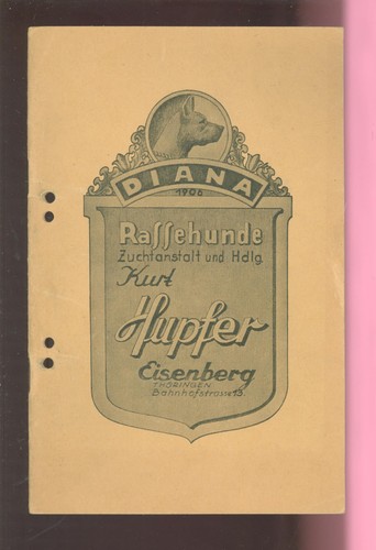 Diana 1906 rassehunde - diana,