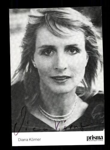 Diana körner autogrammkarte - diana,