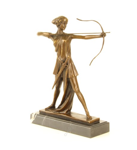 Schöne bronzeskulptur diana - schöne,